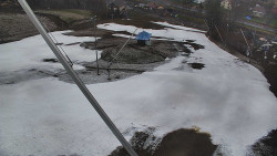 Spodní část sjezdovky skiareálu Karolinka