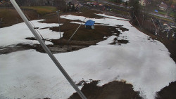 Spodní část sjezdovky skiareálu Karolinka