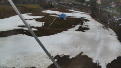 Spodní část sjezdovky skiareálu Karolinka