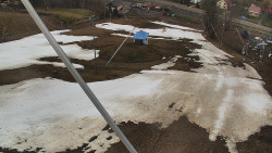 Spodní část sjezdovky skiareálu Karolinka