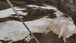 Spodní část sjezdovky skiareálu Karolinka