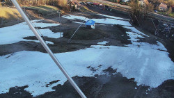 Spodní část sjezdovky skiareálu Karolinka