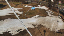 Spodní část sjezdovky skiareálu Karolinka