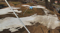 Spodní část sjezdovky skiareálu Karolinka