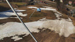 Spodní část sjezdovky skiareálu Karolinka