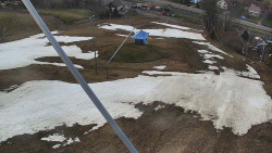 Spodní část sjezdovky skiareálu Karolinka