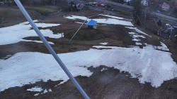 Spodní část sjezdovky skiareálu Karolinka