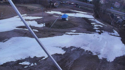 Spodní část sjezdovky skiareálu Karolinka