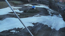 Spodní část sjezdovky skiareálu Karolinka