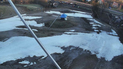 Spodní část sjezdovky skiareálu Karolinka