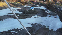 Spodní část sjezdovky skiareálu Karolinka