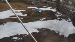 Spodní část sjezdovky skiareálu Karolinka