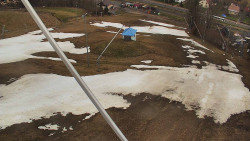 Spodní část sjezdovky skiareálu Karolinka