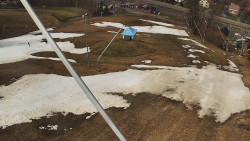 Spodní část sjezdovky skiareálu Karolinka