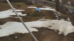 Spodní část sjezdovky skiareálu Karolinka