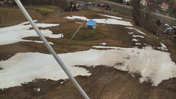 Spodní část sjezdovky skiareálu Karolinka