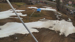 Spodní část sjezdovky skiareálu Karolinka