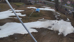 Spodní část sjezdovky skiareálu Karolinka