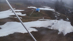 Spodní část sjezdovky skiareálu Karolinka