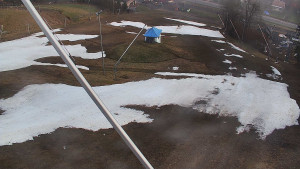 Skiareál Karolinka - Spodní část sjezdovky skiareálu Karolinka - 5.4.2026 v 07:00 Skiareál Karolinka - Spodní část sjezdovky skiareálu Karolinka - 5.4.2026 v 07:00