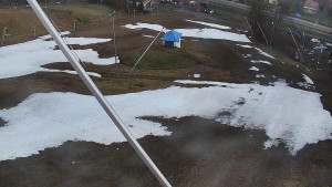 Skiareál Karolinka - Spodní část sjezdovky skiareálu Karolinka - 5.4.2026 v 07:30 Skiareál Karolinka - Spodní část sjezdovky skiareálu Karolinka - 5.4.2026 v 07:30
