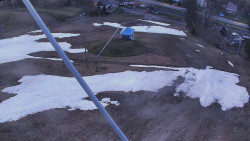 Spodní část sjezdovky skiareálu Karolinka