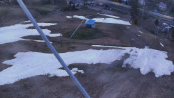 Spodní část sjezdovky skiareálu Karolinka