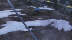 Spodní část sjezdovky skiareálu Karolinka