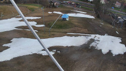 Spodní část sjezdovky skiareálu Karolinka