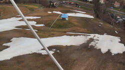 Spodní část sjezdovky skiareálu Karolinka