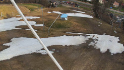 Spodní část sjezdovky skiareálu Karolinka