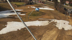 Spodní část sjezdovky skiareálu Karolinka