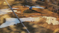 Spodní část sjezdovky skiareálu Karolinka