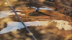 Spodní část sjezdovky skiareálu Karolinka