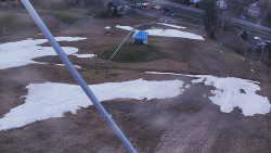 Spodní část sjezdovky skiareálu Karolinka