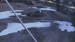 Spodní část sjezdovky skiareálu Karolinka