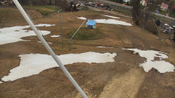 Spodní část sjezdovky skiareálu Karolinka