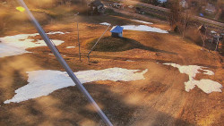 Spodní část sjezdovky skiareálu Karolinka