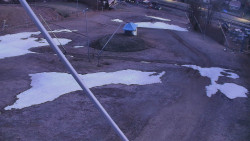 Spodní část sjezdovky skiareálu Karolinka