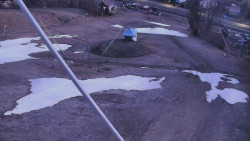 Spodní část sjezdovky skiareálu Karolinka