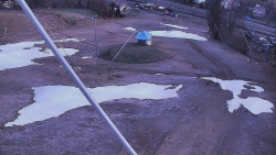 Spodní část sjezdovky skiareálu Karolinka