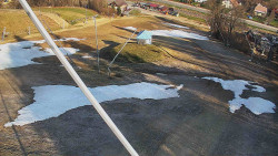 Spodní část sjezdovky skiareálu Karolinka