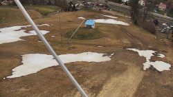 Spodní část sjezdovky skiareálu Karolinka