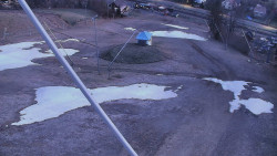 Spodní část sjezdovky skiareálu Karolinka