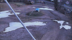 Spodní část sjezdovky skiareálu Karolinka