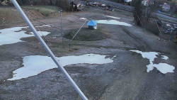 Spodní část sjezdovky skiareálu Karolinka