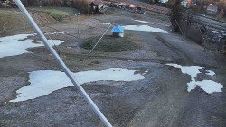 Spodní část sjezdovky skiareálu Karolinka