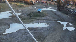 Spodní část sjezdovky skiareálu Karolinka