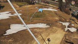 Spodní část sjezdovky skiareálu Karolinka