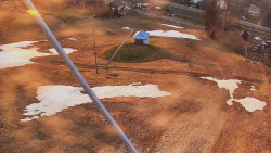 Spodní část sjezdovky skiareálu Karolinka